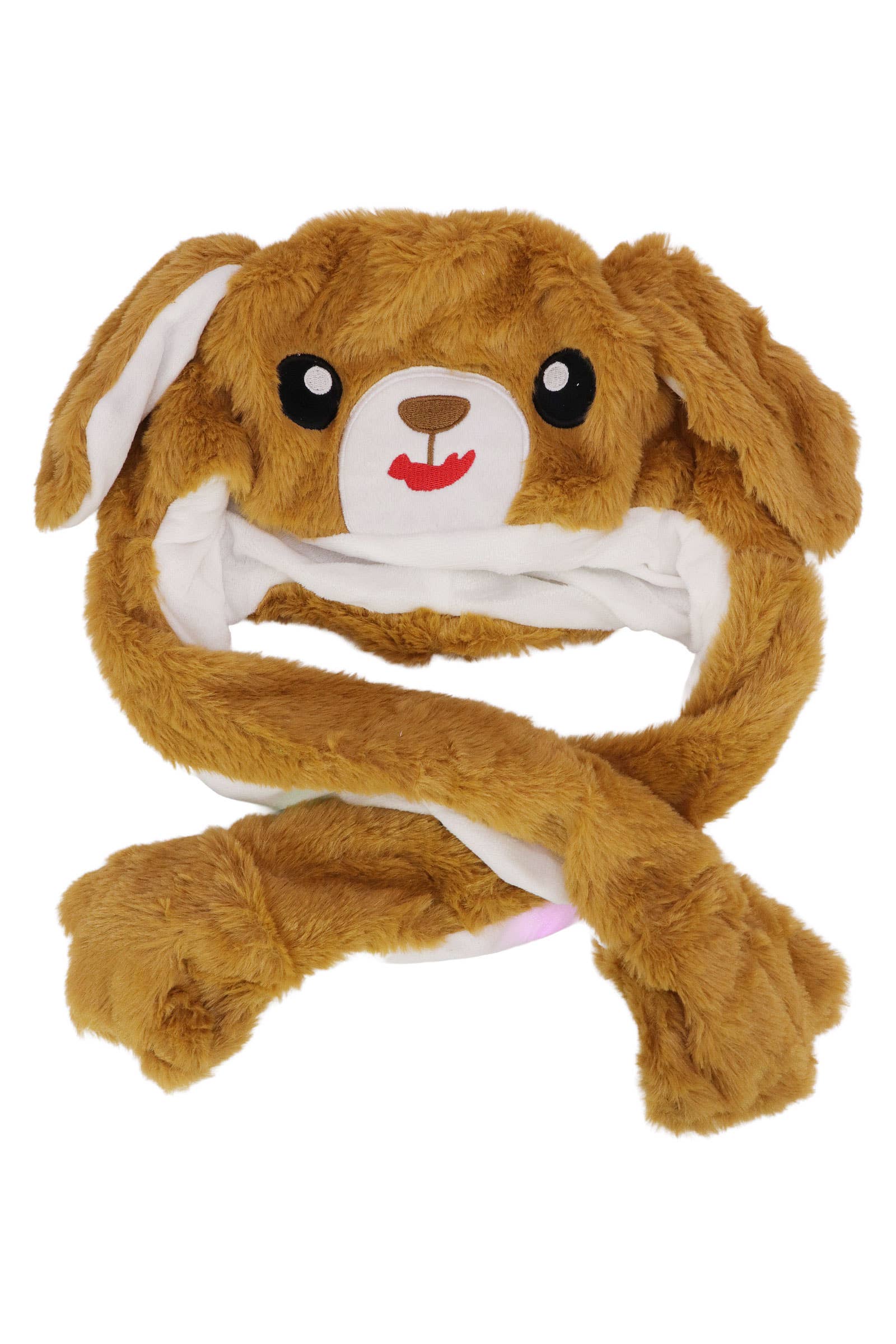 ASSORTED Animal Pals Led Light-up Ear Moving Faux Fur Hat for wholesale on Faire6