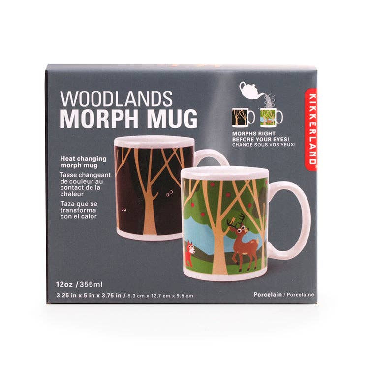Kikkerland Design Inc - Wholesale Coffee Mug - Woodlands Morphing Mug