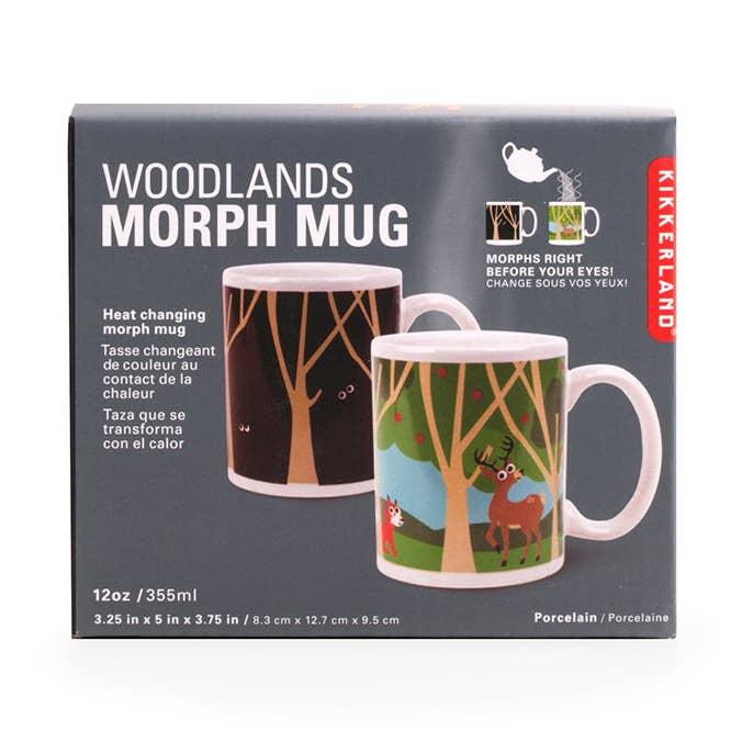 Kikkerland Design Inc - Wholesale Coffee Mug - Woodlands Morphing Mug0