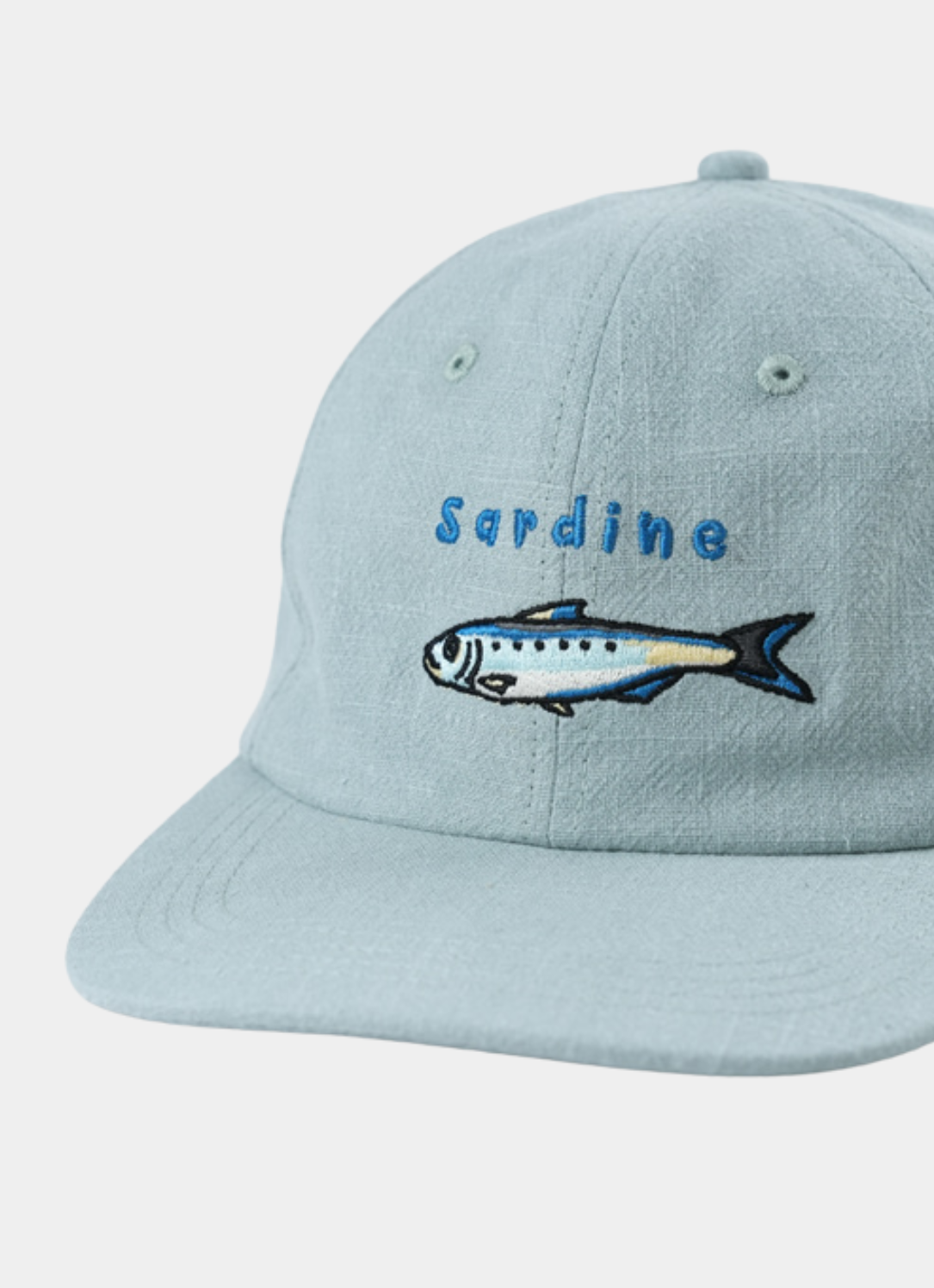 BIRD & HILL. - Wholesale Baseball Cap - Unisex - Sardine Fish Blue Hemp Hat - Unisex 1