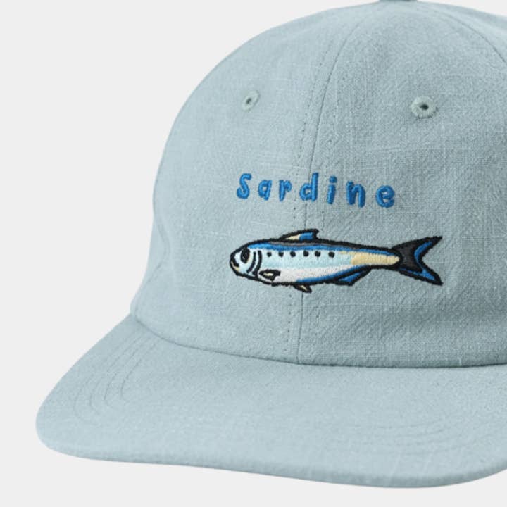 BIRD & HILL. - Wholesale Baseball cap – Unisex - Sardine Fish Blue Hemp Hat - Unisex 1