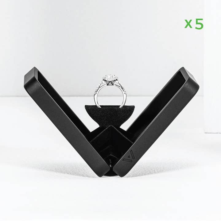 Genuine Leather Engagement Box por atacado de Woodsbury