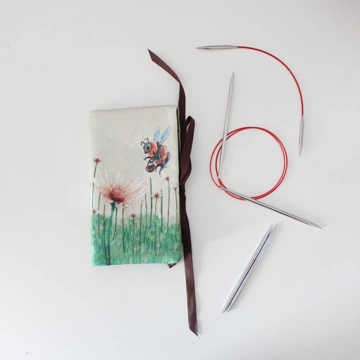 Bonnie the Bee | Needle Case | Pencil Case | Pencil Roll for wholesale by The Blue Rabbit House