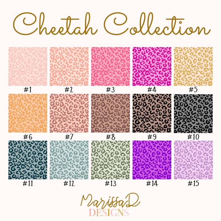 MarissaDDesigns - Wholesale Phone Wallet - Unisex - Cute Cheetah Designs for Phone Wallet | Phone Card Holder 2