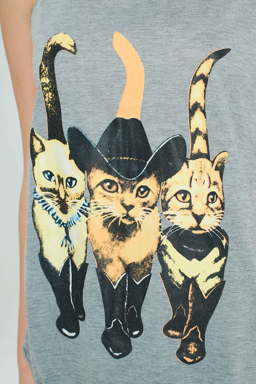 SM WARDROBE – Engroshandel Tanktop – Kvinder – 3 KILLINGER PRINT TANK TOP GRÅ4