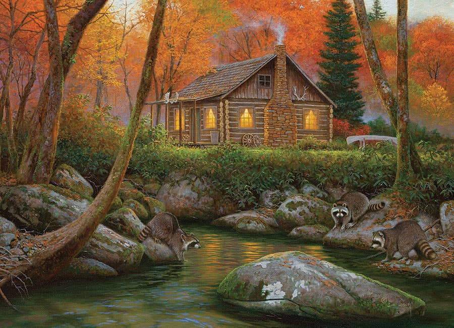 Outset Games and Cobble Hill Puzzles - Wholesale Puzzle - Adult - Weekend Retreat 500pc Puzzle1
