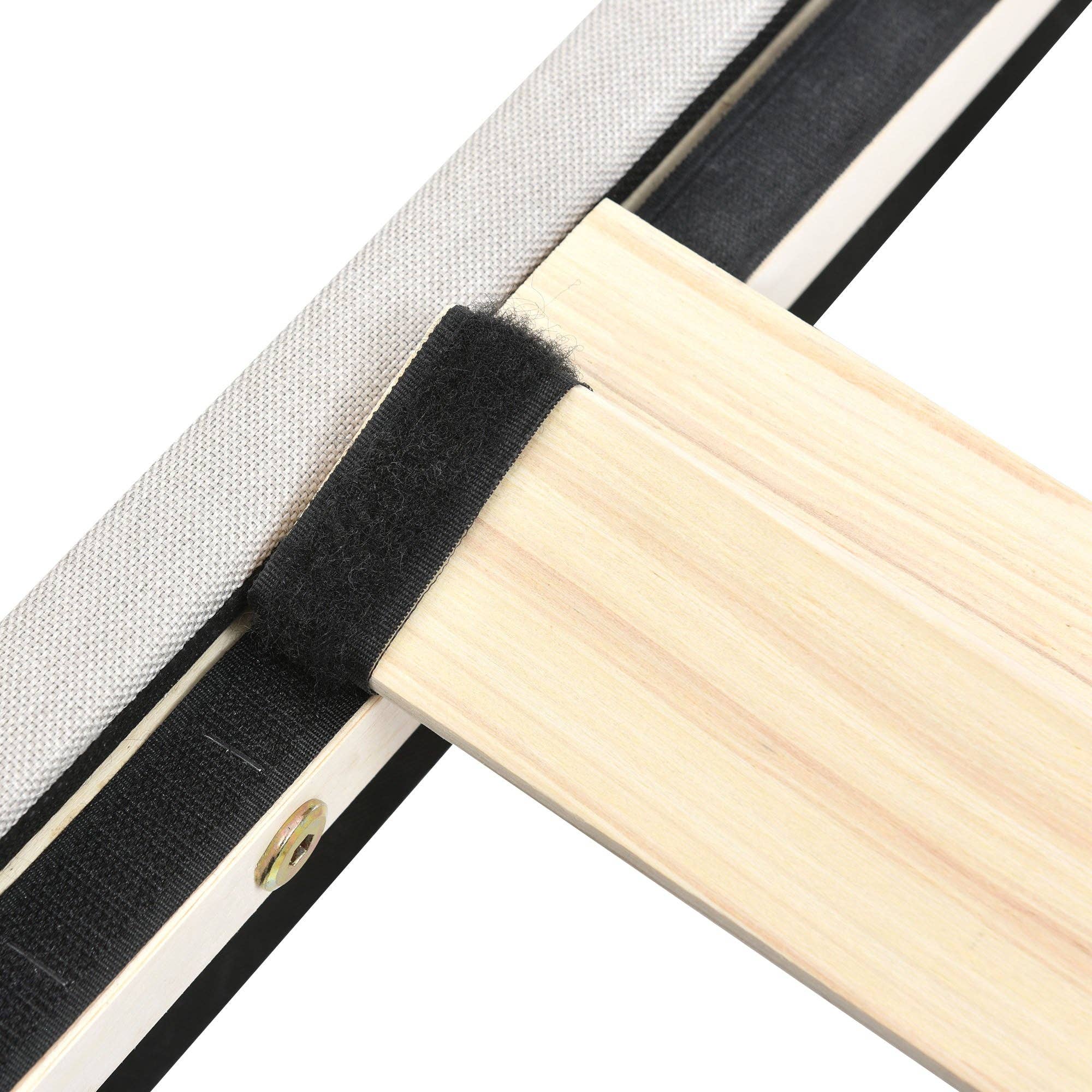 Urban Meuble – Engroshandel Seng – Polstret seng i grå-beige linned dobbeltseng ramme King 140x200cm EGMOID QUEEN17