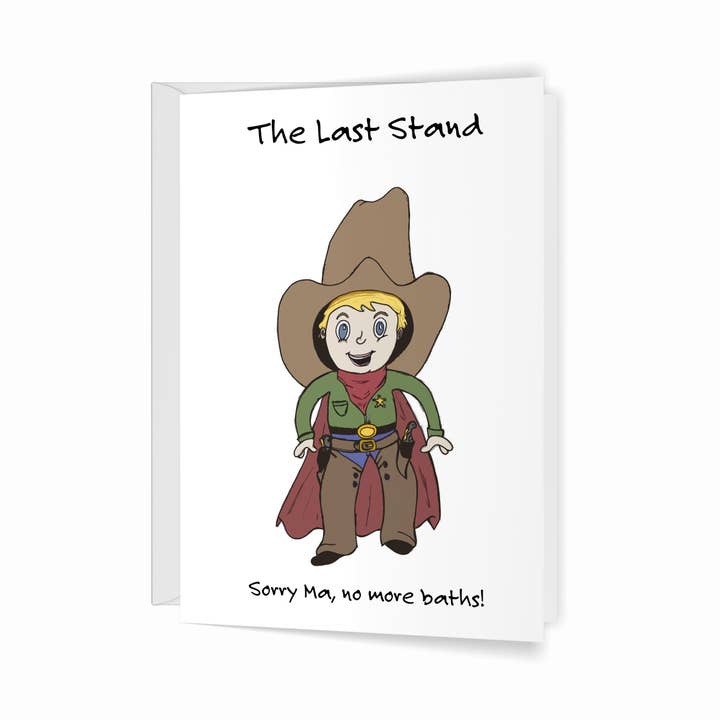 The Last Stand! for wholesale by Crawford Sisters Card Co., LLC