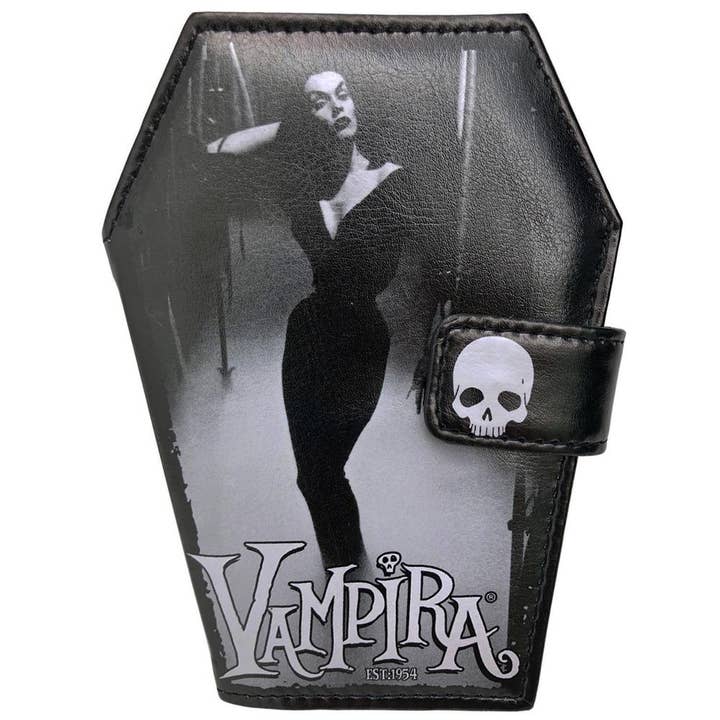 Vampira Mist Coffin Wallet for wholesale by Kreepsville