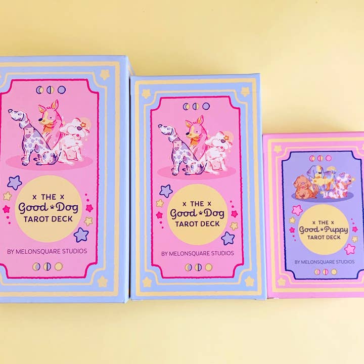 Melonsquare Studios - Vente Cartes de tarot - Good Dog Tarot Deck | Cartes de tarot | Cartes oracles2