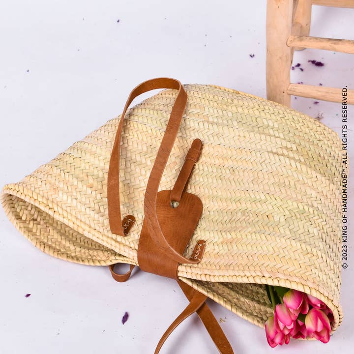 King Of Handmade - Wholesale Beach Bag - Straw Beach basket, Handmade Moroccan bags, Gift for Her2
