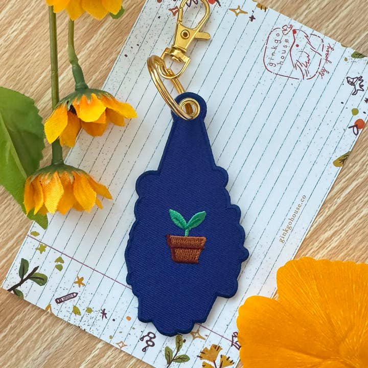 ginkgo house - Wholesale Keychain - Women's - Happy Houseplant Keychain1