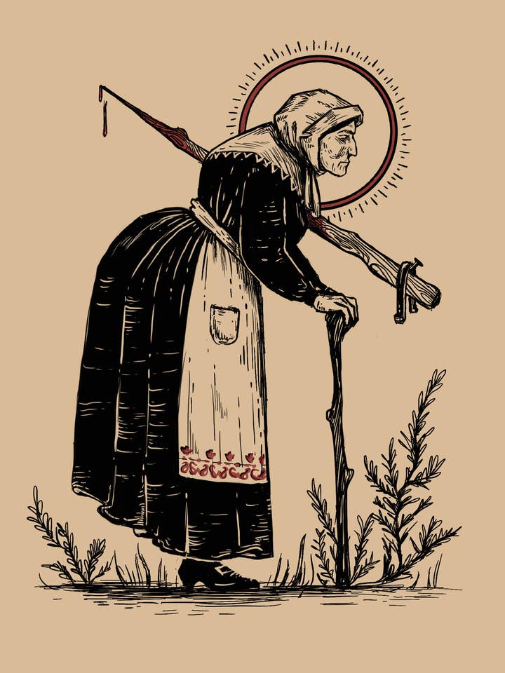 Eunice Cole Print for wholesale by Dark Solis