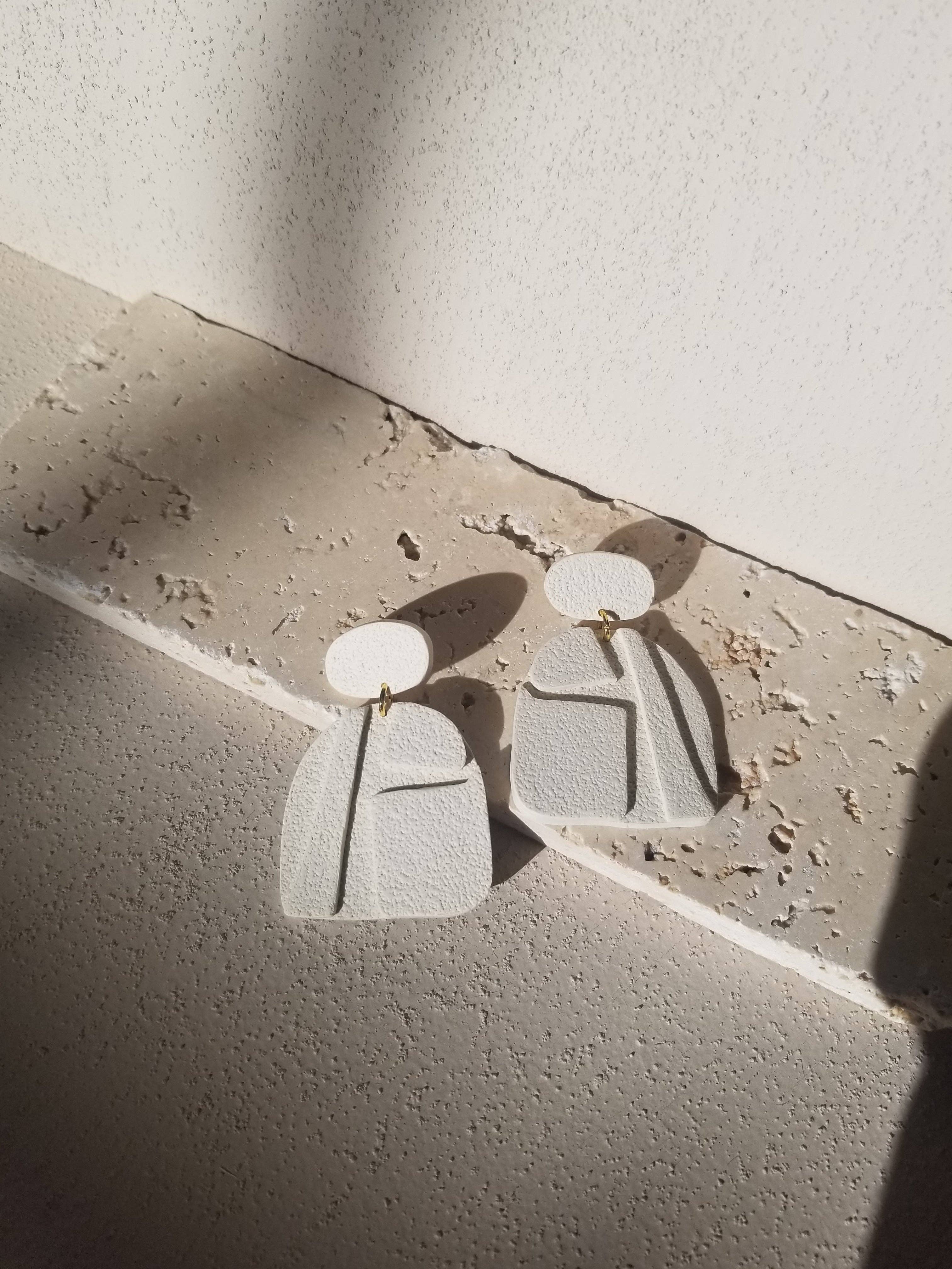 That Clay Girl Co. - Wholesale Dangle Earrings - RUSKA #4 | Polymer Clay Earrings | Bas Relief | Dangle Earri5