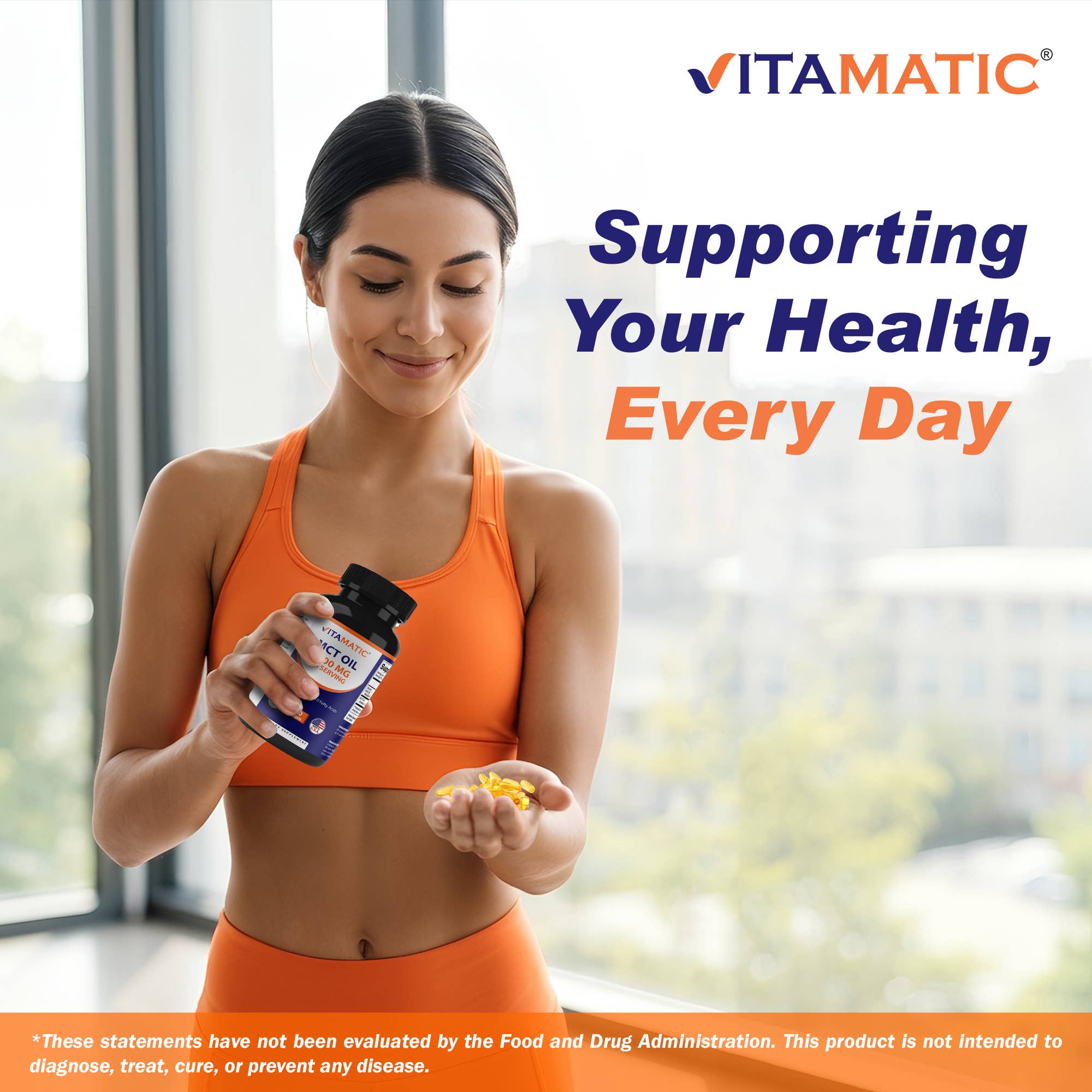 Vitamatic – wholesale Oral supplement/vitamin – Vitamatic MCT Oil Softgels 3000mg | 180 Softgels7