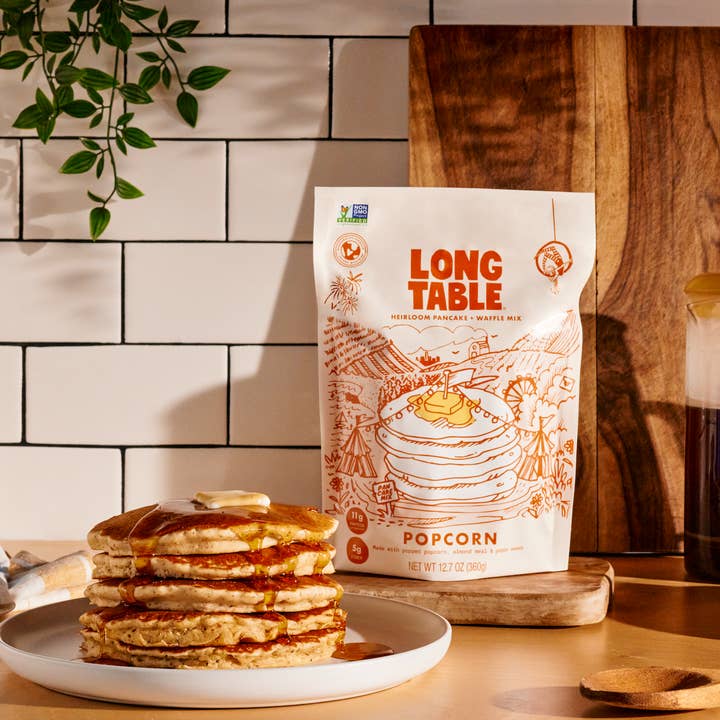 Long Table - Vente Préparation pour pancakes - Mélange à crêpes Popcorn3
