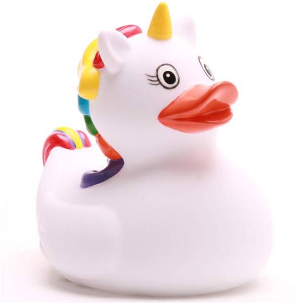 Unicorn Bath Duck - white - Rubber Duck for wholesale by Duckshop