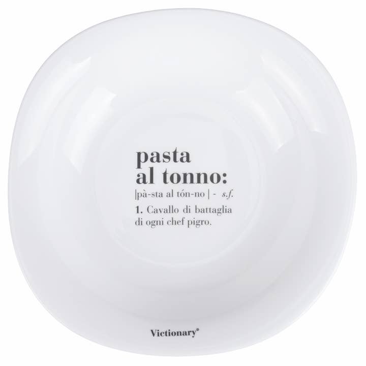 Victionary Diep Bord Opale Vierkant D23CM Pasta Al voor wholesale door VdE Tivoli 1996
