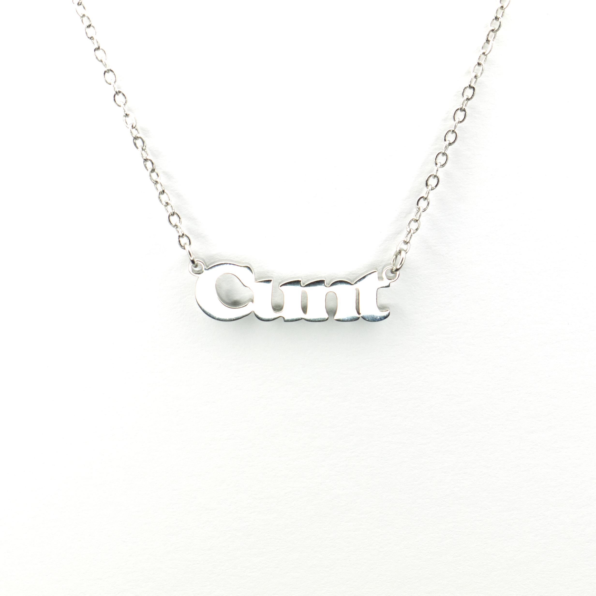 Fantastico Fans - Vendita all'ingrosso Collana con ciondolo/pendaglio - Collana con la parola 'Cunt'2