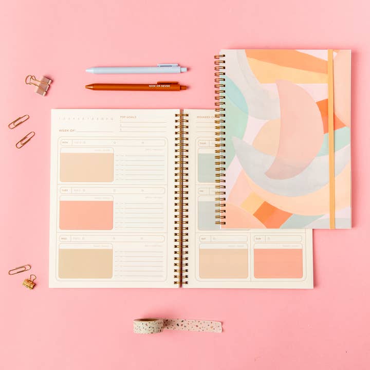 Talking Out of Turn - Wholesale Planner - Perpetual Planner - Color Block2