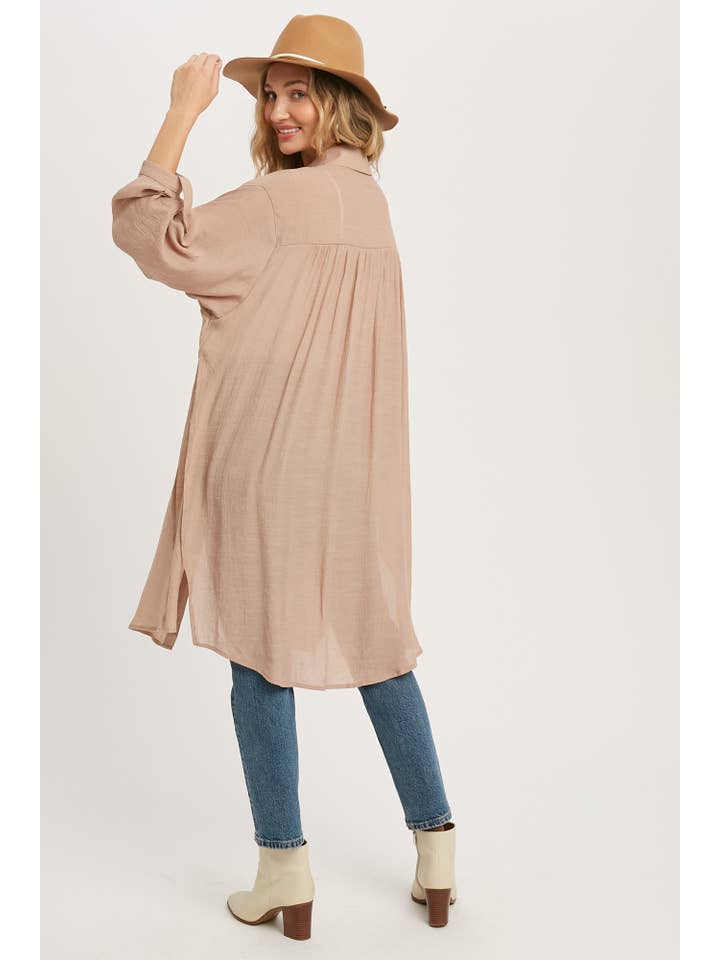 Bluivy – Camisa com botões no colarinho – Mulher por atacado – CAMISA DE PALANGRE VENTILADA COM BOTÕES50