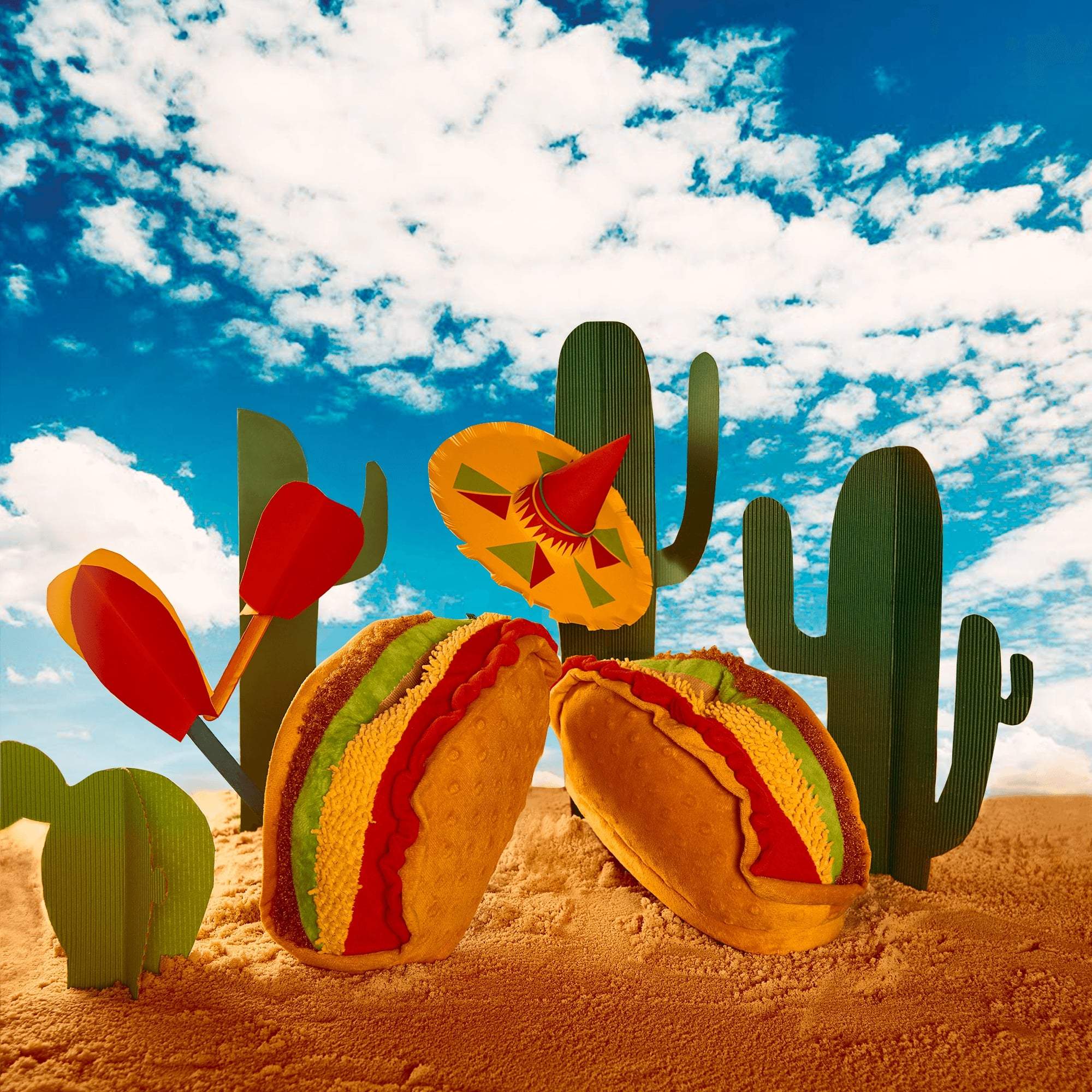 Coddies - Vendita all'ingrosso Pantofole - Unisex - Pantofole Coddies Taco | Bag Gift, divertenti pantofole unisex3