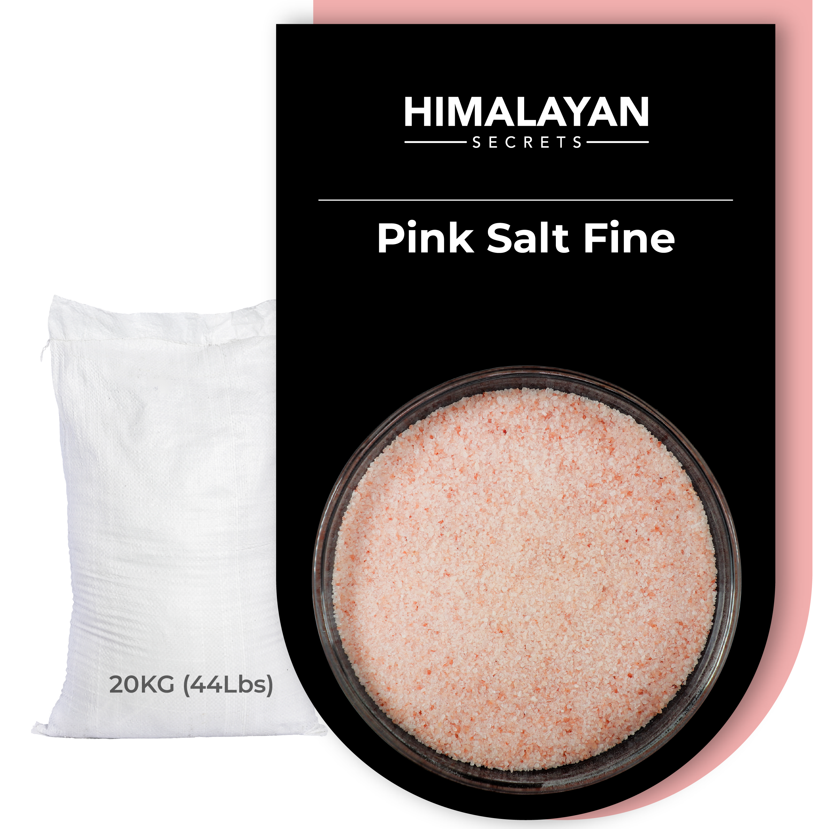 Himalayan Secrets - Wholesale Salt - 44 Lbs Edible Himalayan Dark Pink Salt FINE (0.3-0.5mm)2