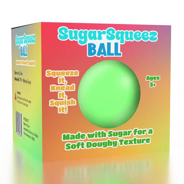 Showcase - Wholesale Squishy Toy - Kids & Baby - SugarSqueez Squishy Fidget Sugar Stress Ball (1pc) Assorted Colors13