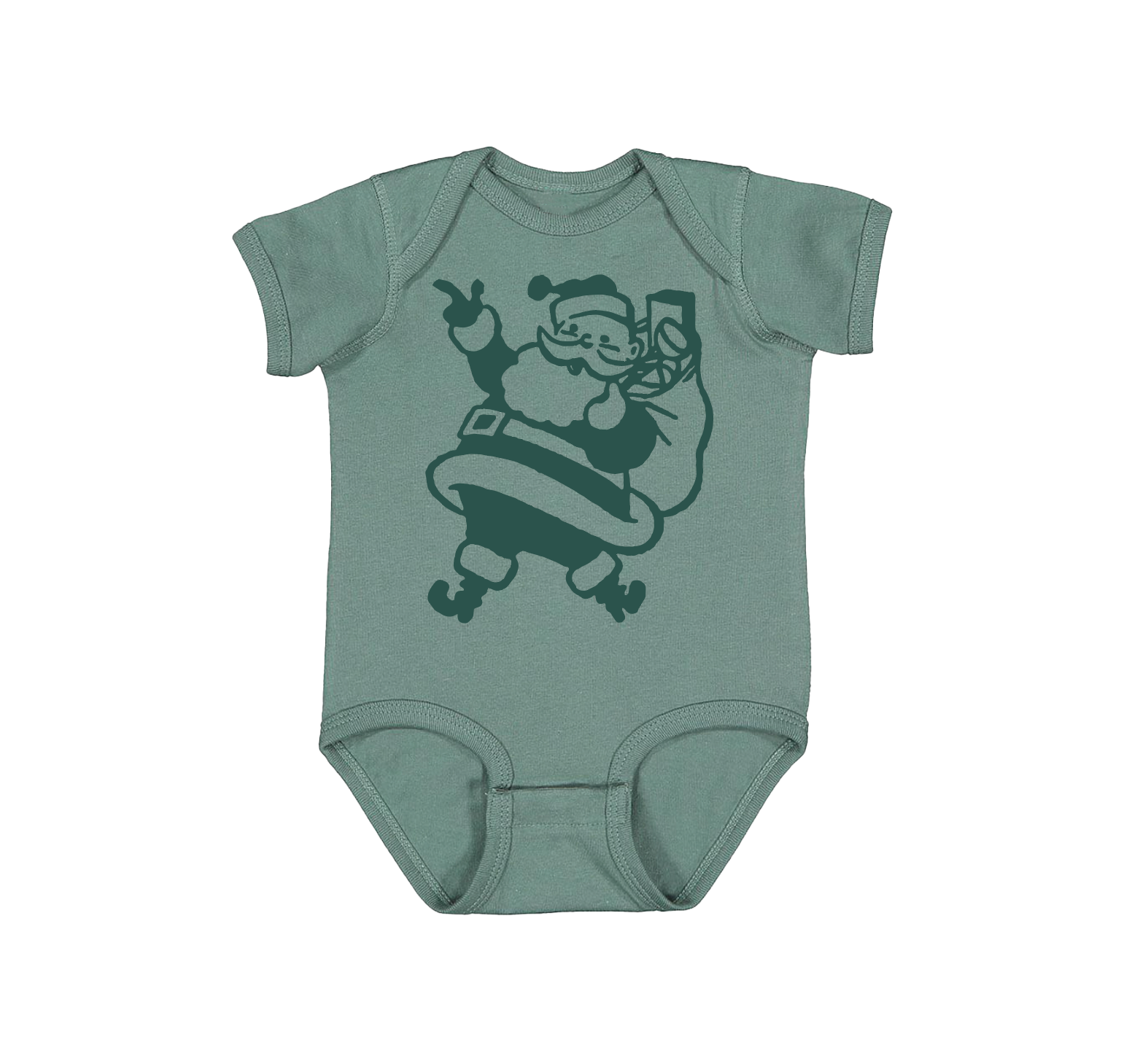 The Chester Drawer – Großhandel T-Shirt mit Siebdruck – Unisex – Retro-Weihnachtsmann-T-Shirt5