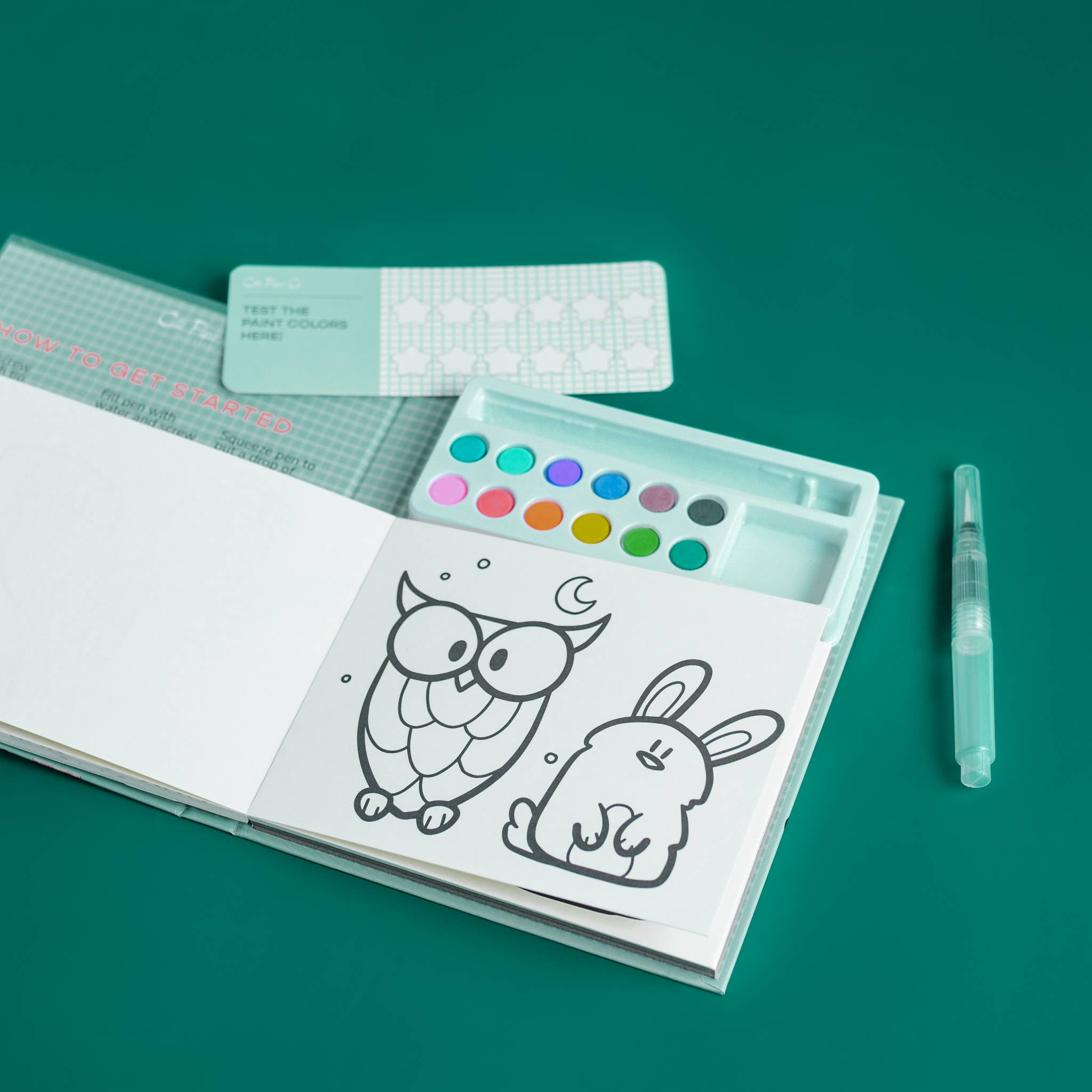 Cate Paper Co. - Venta al por mayor Acuarelas - Libro y Set de Pintura Acuarela - Reino Animal2