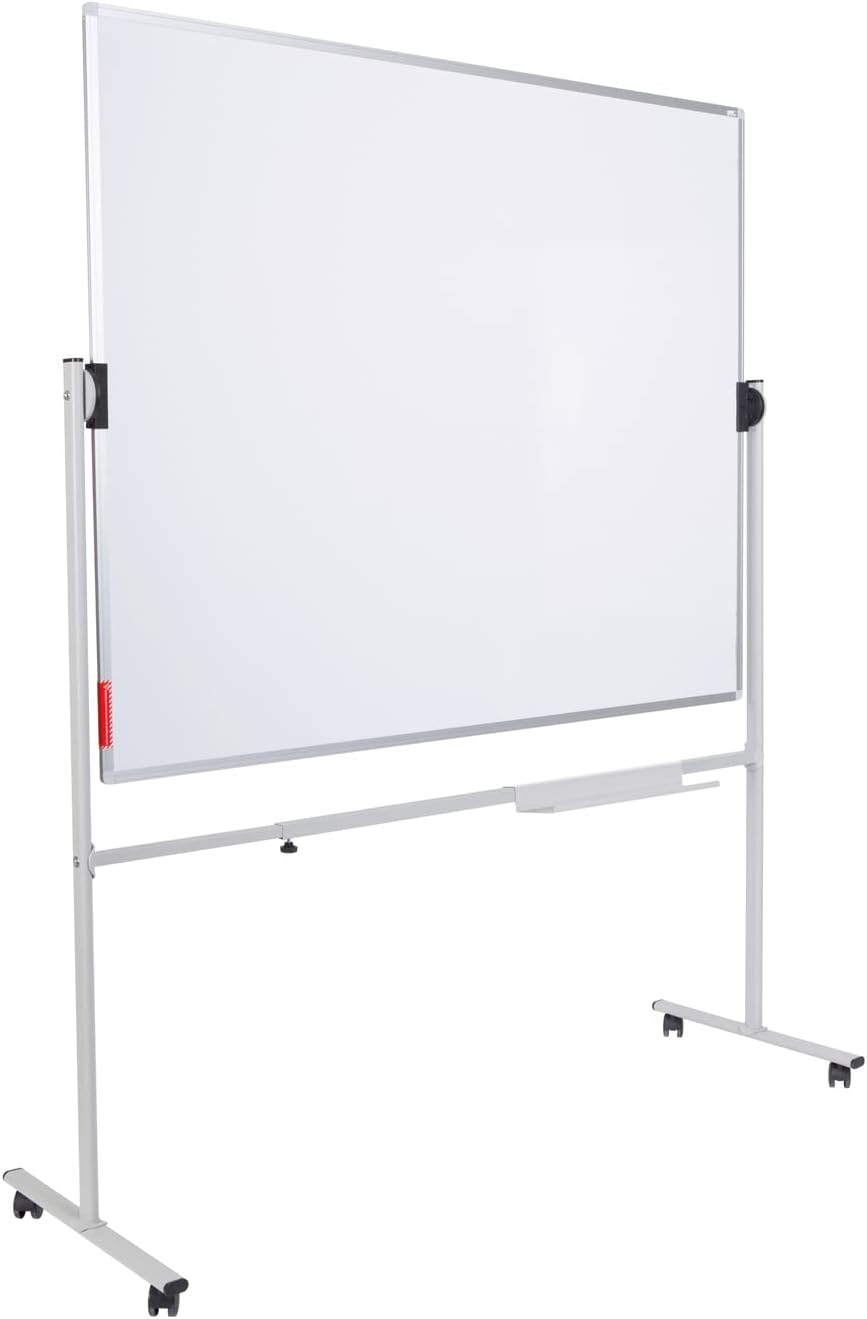 MEDEL OFFICE - Wholesale Whiteboard/Dry-Erase Board - 120-200cm Double-Sided Whiteboard Swivel Stand with Wheels0