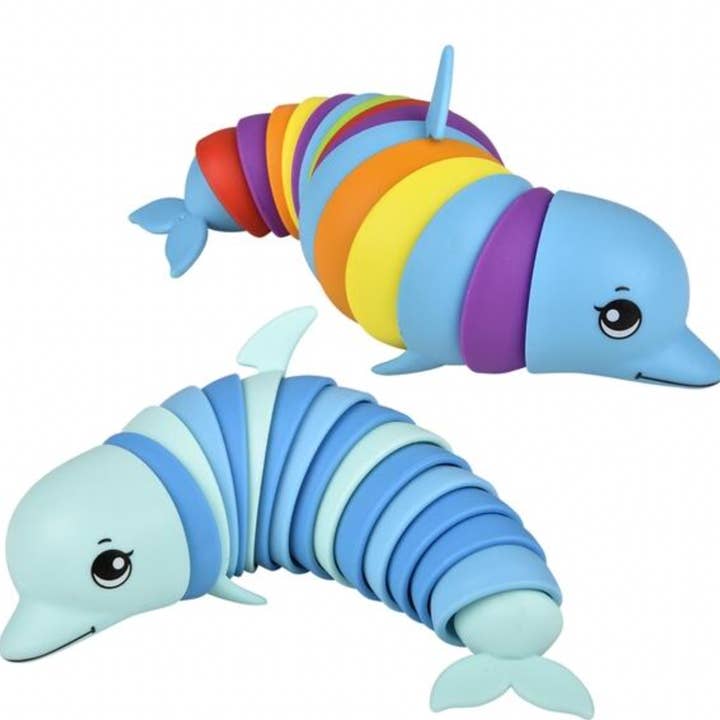 La Luna Bella - Toys - Wholesale Classic Toy - Kids - 7.5" WIGGLE SENSORY DOLPHIN LLB kids toys1