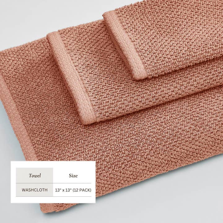 BH Collective - Wholesale Towel Set - Cotton Textured Bath Towel Set - Acacia Collection80