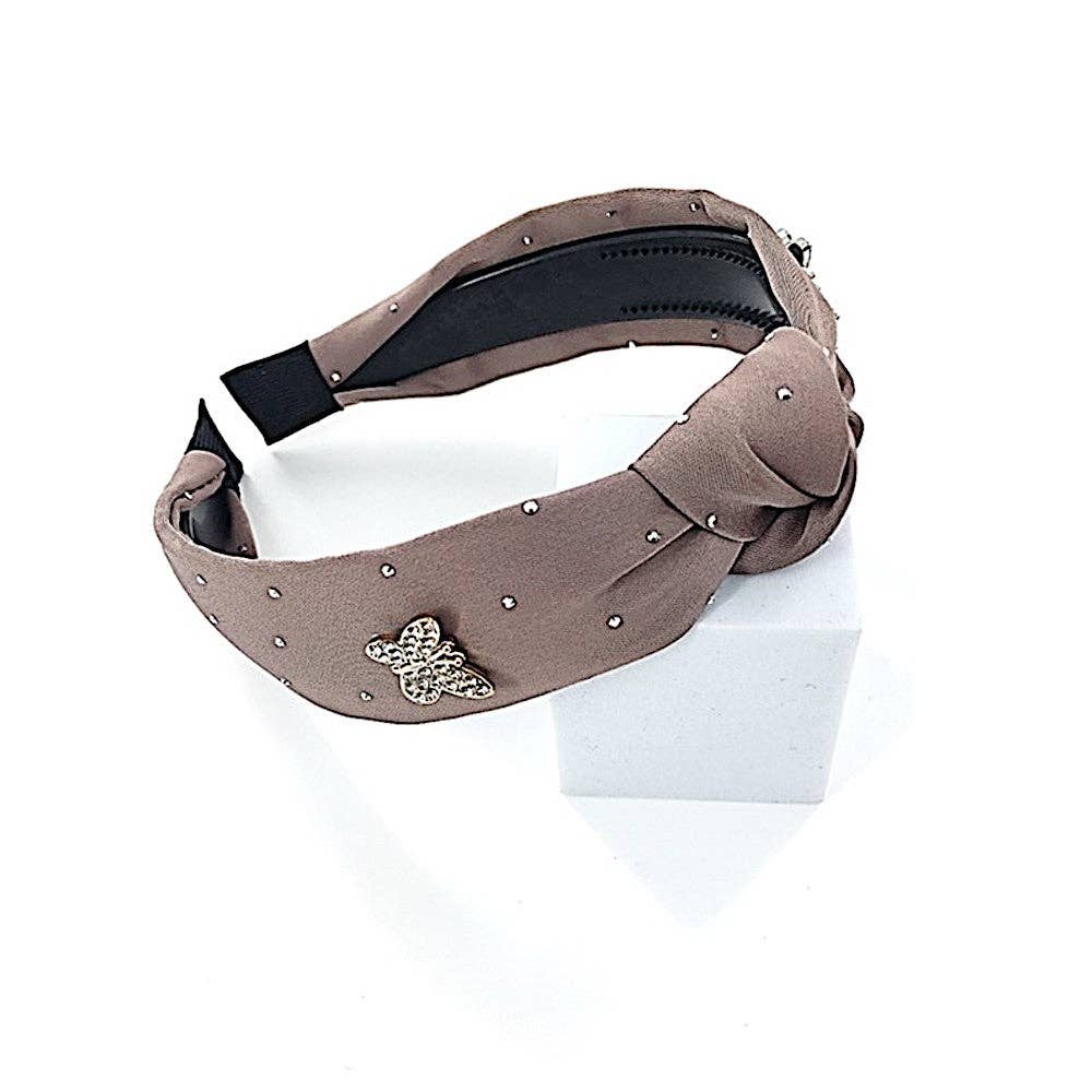 Atlas Fashion - Wholesale Fashion Headband - Women's - Butterfly Charm Headband0
