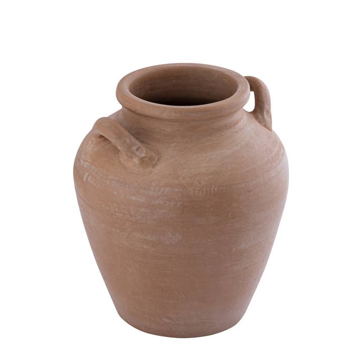 BIDKhome - Wholesale Vase - Terracota Vase w/ Handles 11"H2