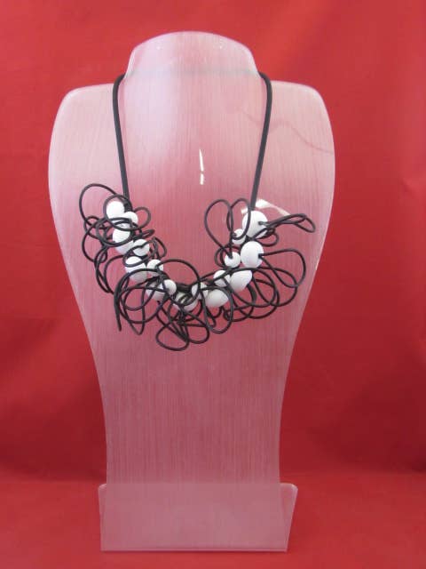 Designs by OC - Wholesale Bib Necklace - NKL 539 - C6 Edgy4
