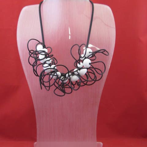 Designs by OC - Wholesale Bib Necklace - NKL 539 - C6 Edgy4