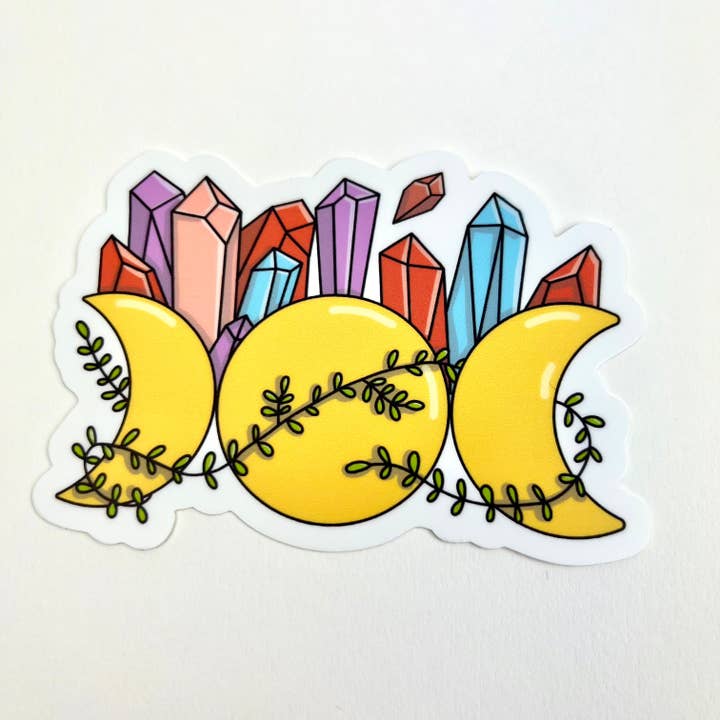 Triple Moon Crystals | Pegatinas de vinilo para venta al por mayor de Pelham Grayson Rose