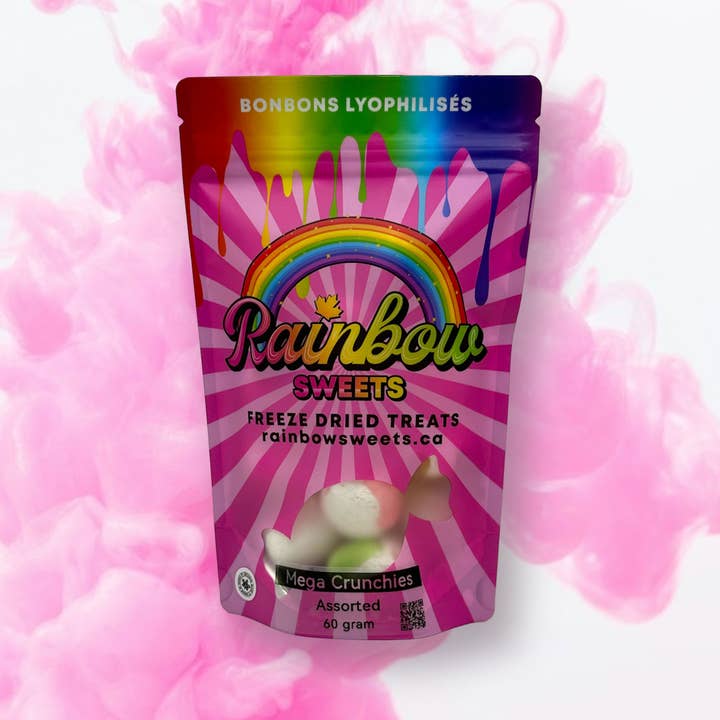 Freeze Dried Mega Crunchies (Swedish Candy) for wholesale by Rainbow Sweets