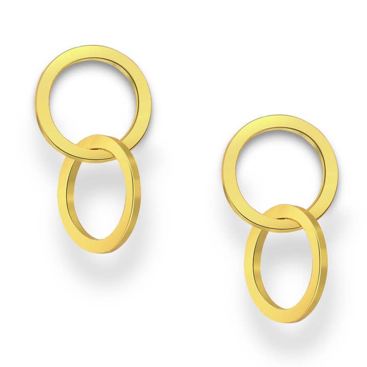 Forever Rings Enkle Guld Ørestikker for engroshandel hos Vurchoo