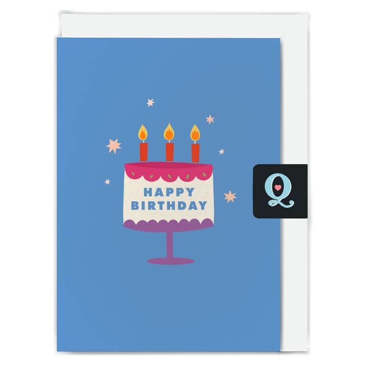 Gâteau d'anniversaire Wonky pour la vente par Quinn & Quill London