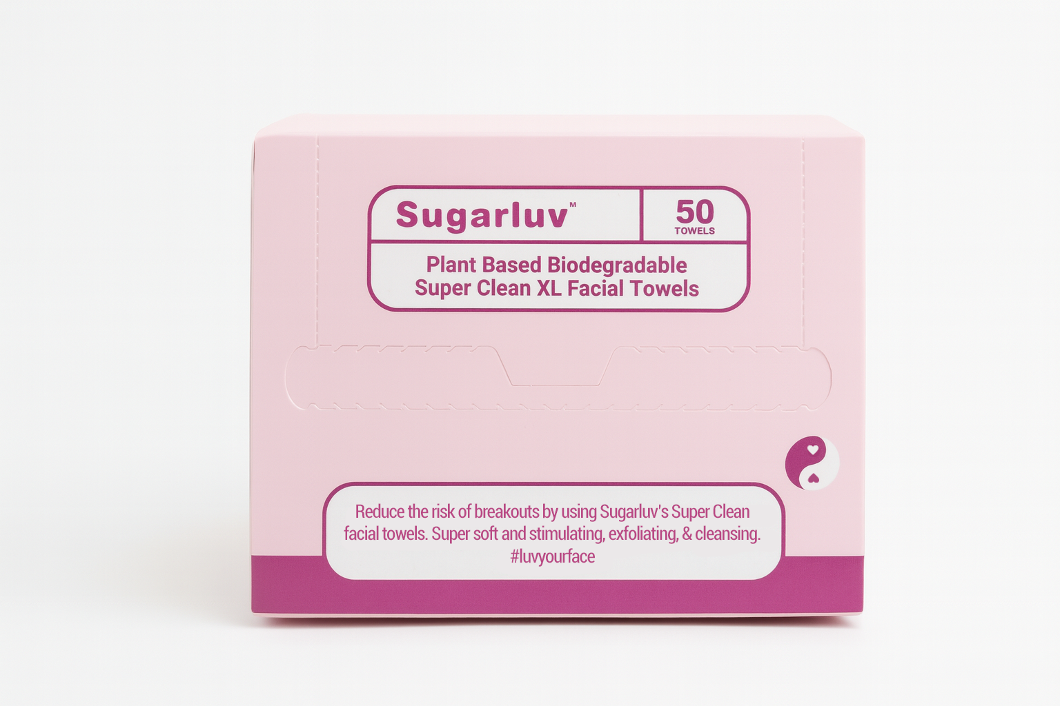 Sugarluv – wholesale Face & body wipes – Plant-based Super Clean XL Face Towels1