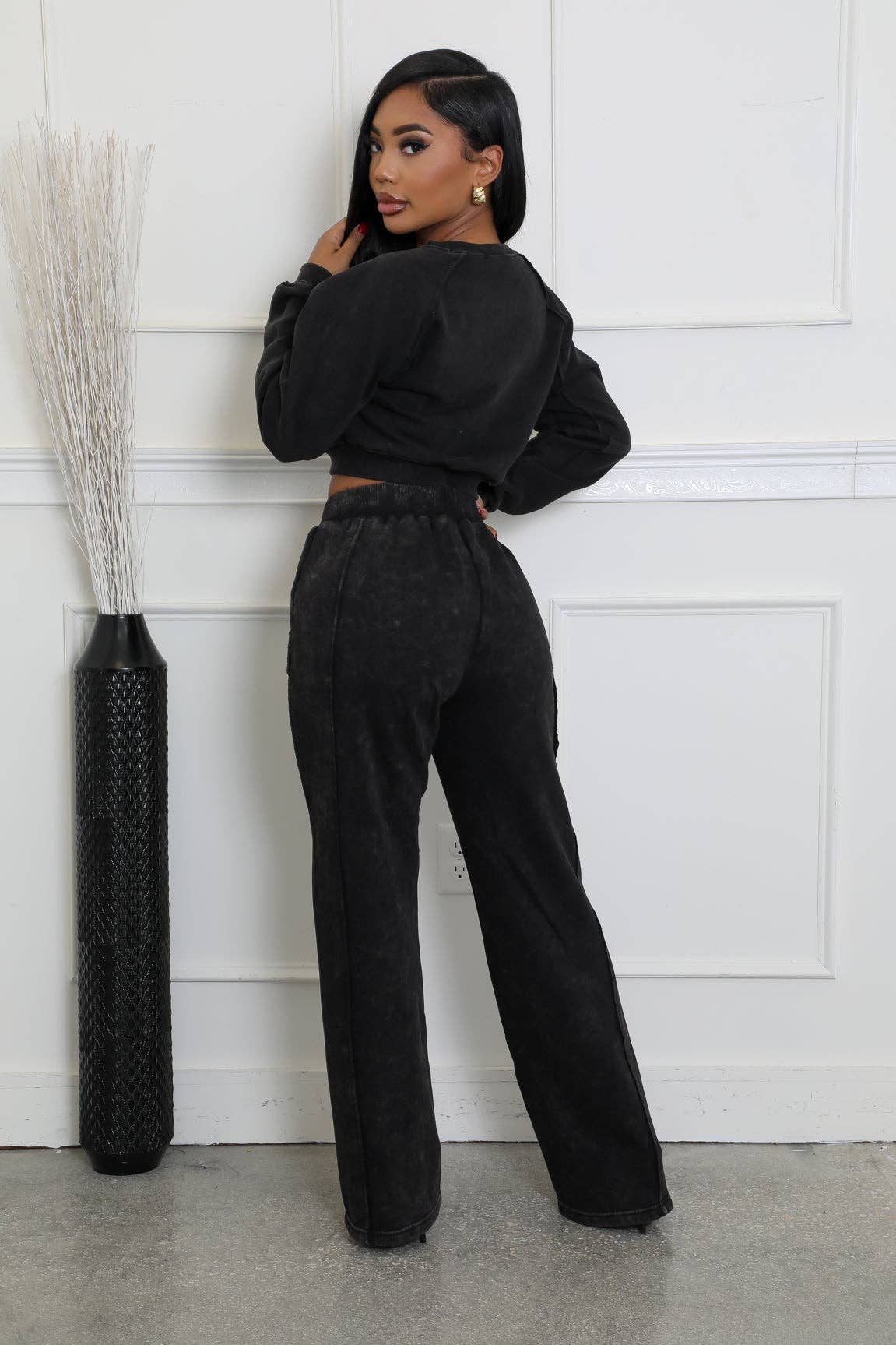 5besties inc - Wholesale Lounge Set - Women's - MINERAL WASH SWEATSHIRTS SET12