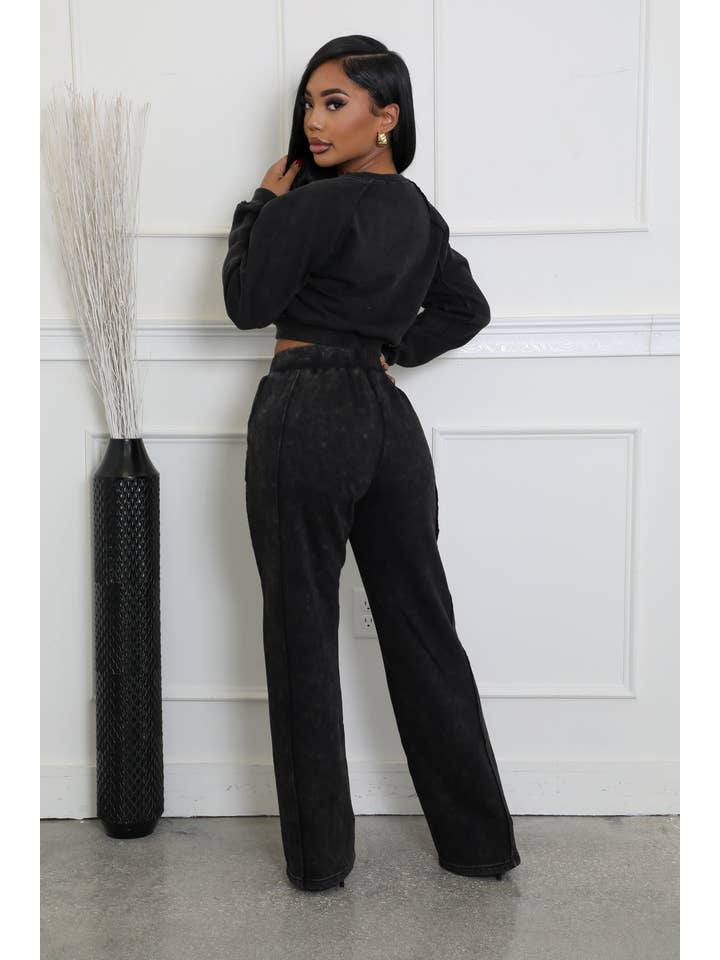 5besties inc - Wholesale Lounge Set - Women's - MINERAL WASH SWEATSHIRTS SET12