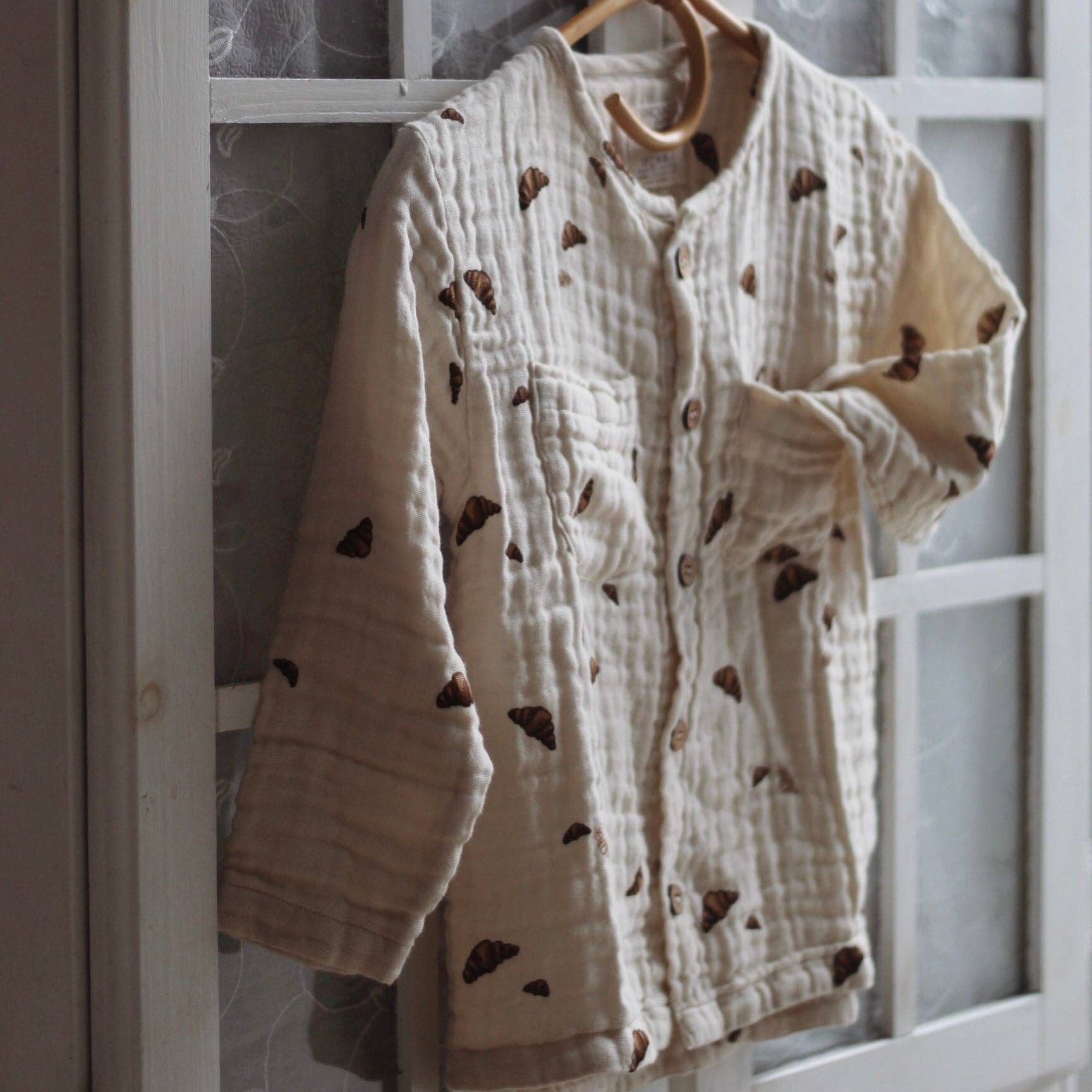 VIBBER pajamas - Croissant mini print for wholesale on Faire8