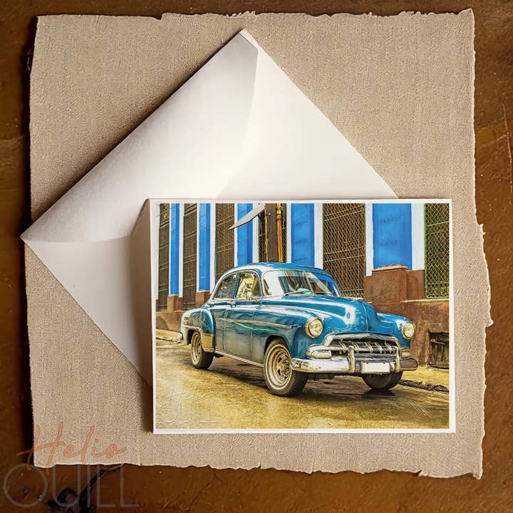 Helio Quill - Wholesale Everyday Greeting Card - Classic Cars and Trucks Greeting Card 12 Pack6