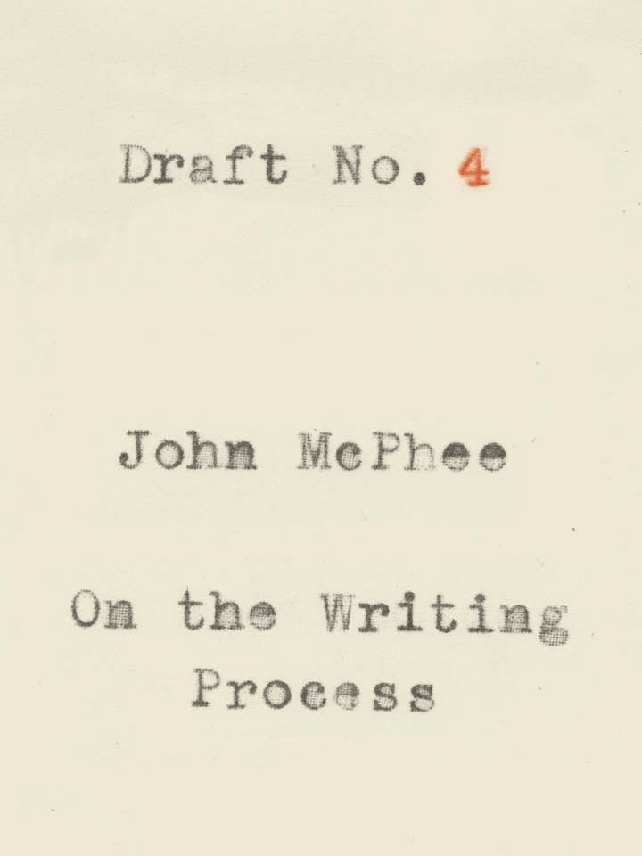 Draft No. 4: On The Writing Process for wholesale by Macmillan Publishers