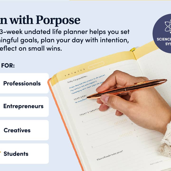 BestSelf Co. - Wholesale Journal/Diary - Self Journal – 13-Week Planner For Productivity & Focus4