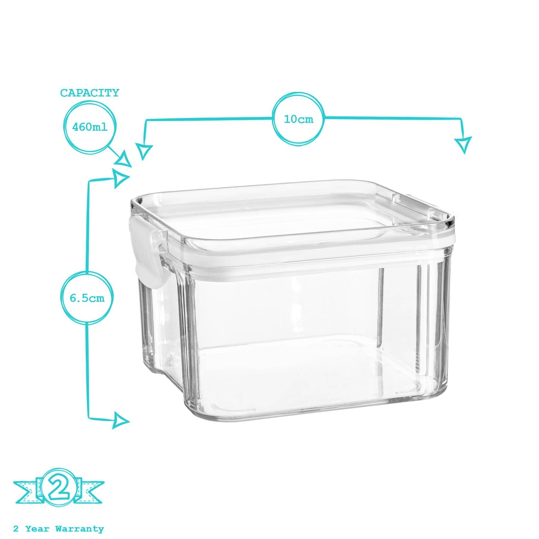 Rinkit Ltd - Wholesale Voedselopslagcontainer - Argon servies Plastic voedselopslagcontainer - 460ml10