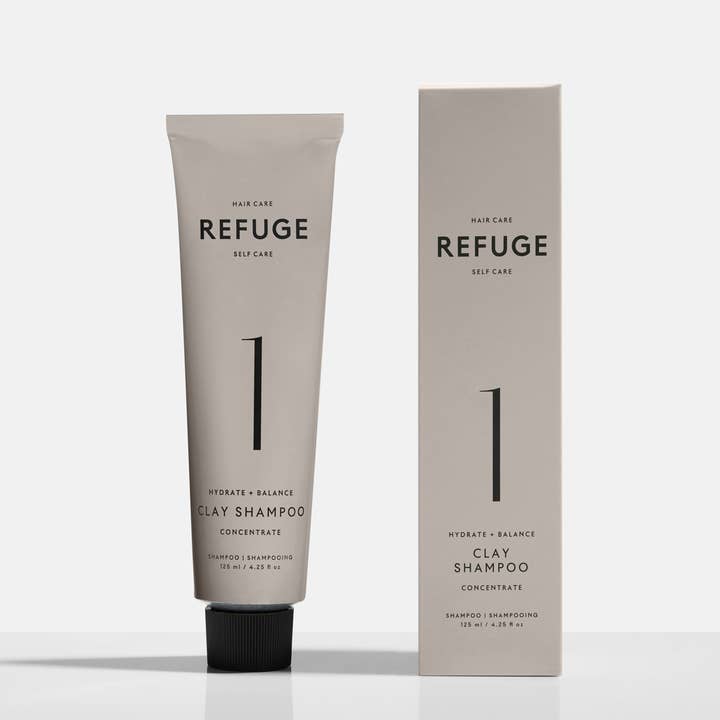 NOURISH + GROW CLAY SHAMPOO for wholesale by Refuge Hair